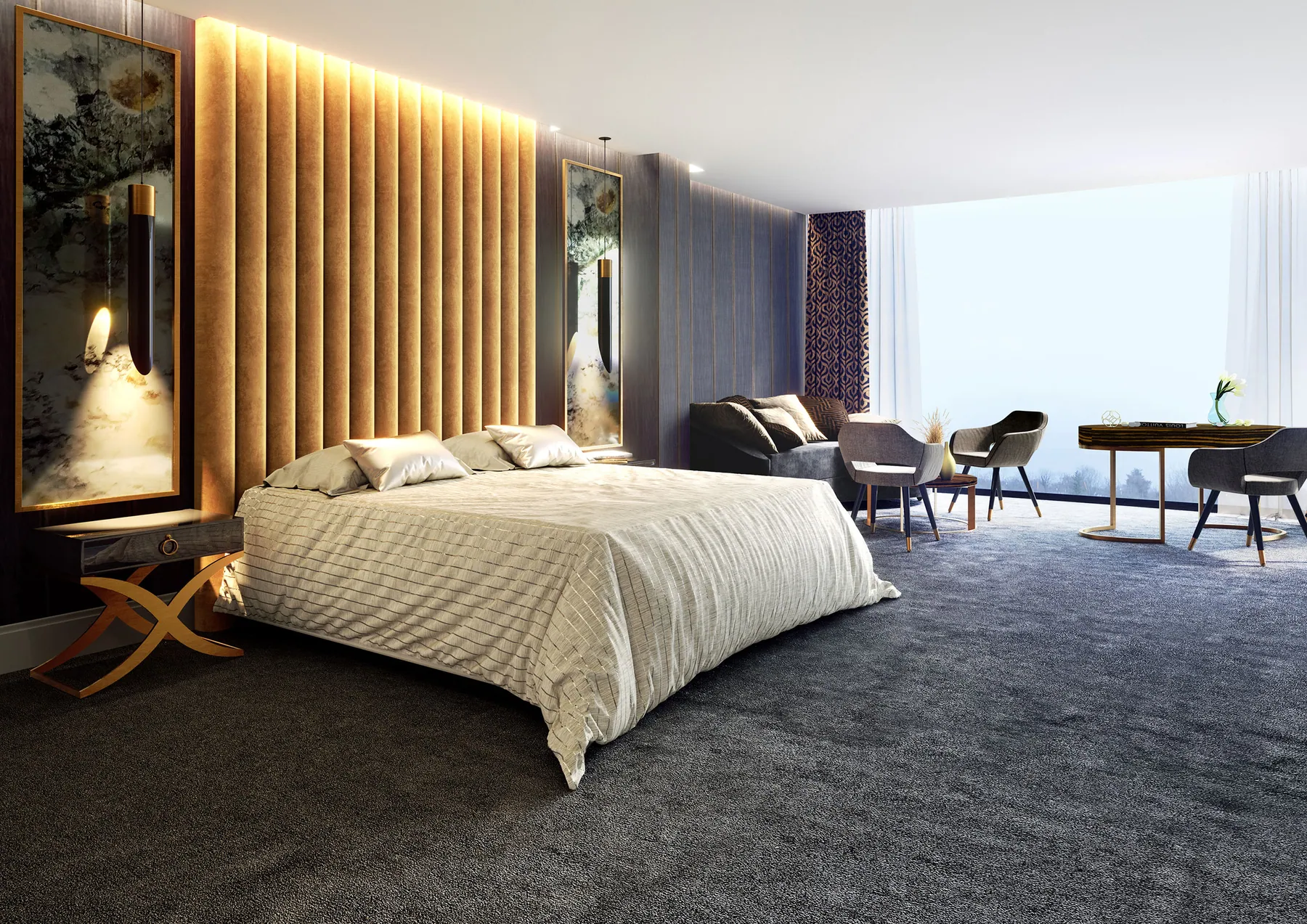 Render de dormitorio